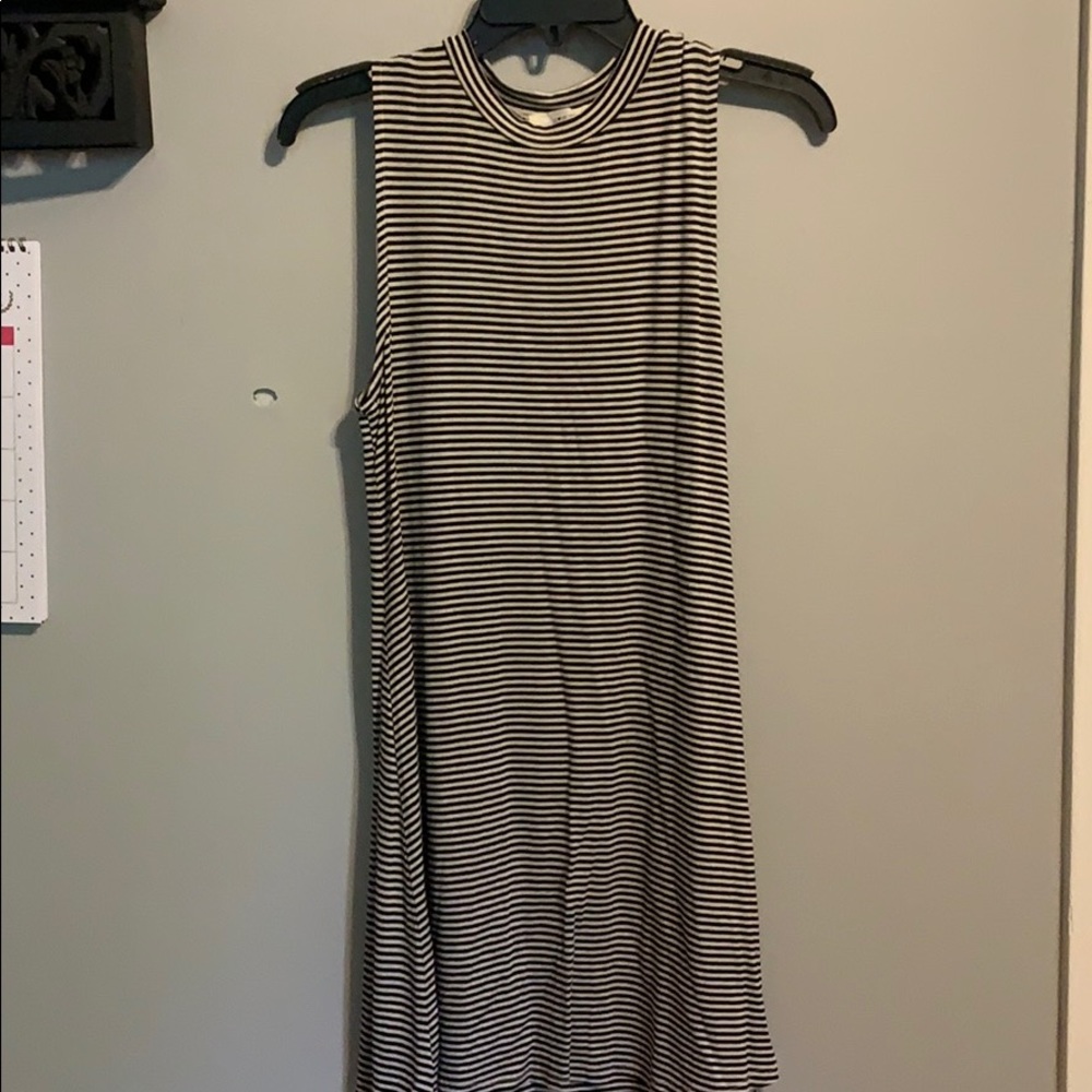 Black and white striped dress from pacsun